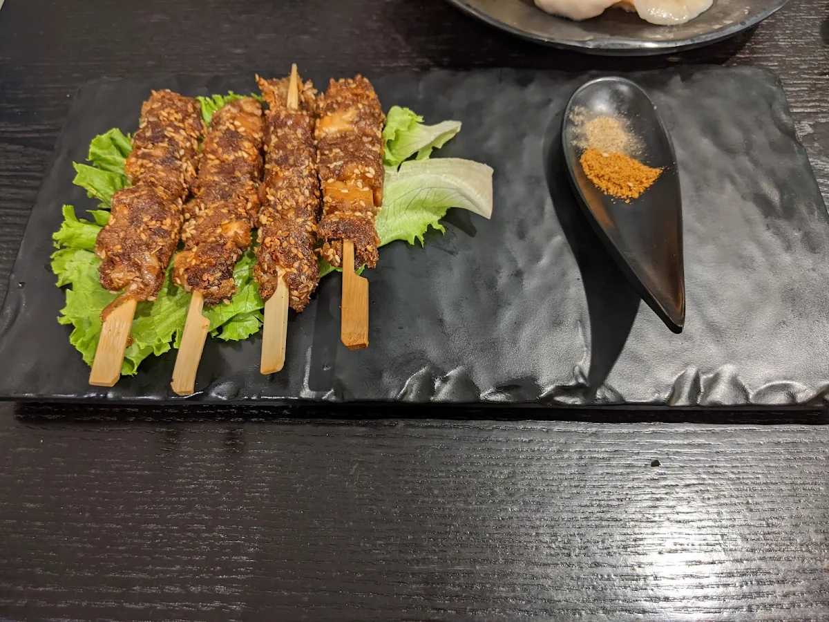 bbq lion's mane mushroom skewers 孜然烤串